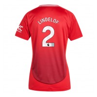 Manchester United Victor Lindelof #2 Hjemmebanetrøje Dame 2024-25 Kortærmet